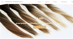 Desktop Screenshot of kingshowhair.com